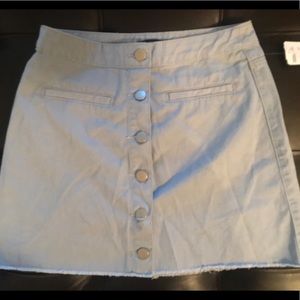 Forever 21 Dusty Blue Short Skirt